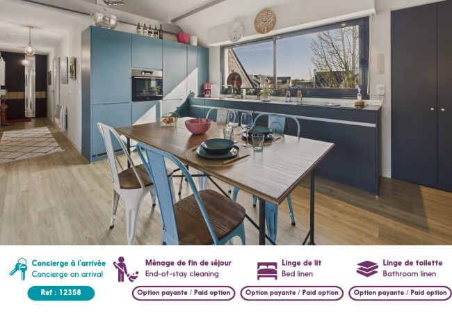 Ferienwohnung in Fouesnant - Schöne Wohnung mit Balkon für 3  Ferienwohnung in Fouesnant - Schöne Wohnung mit Balkon für 3