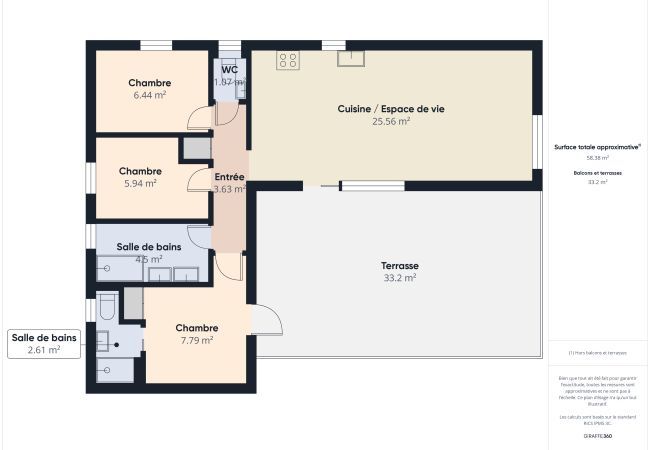 Chalet in Saint-Gilles-Croix-de-Vie - Chalet für 6 mit ganzjährig beheiztem Pool Chalet in Saint-Gilles-Croix-de-Vie - Chalet für 6 mit ganzjährig beheiztem Pool