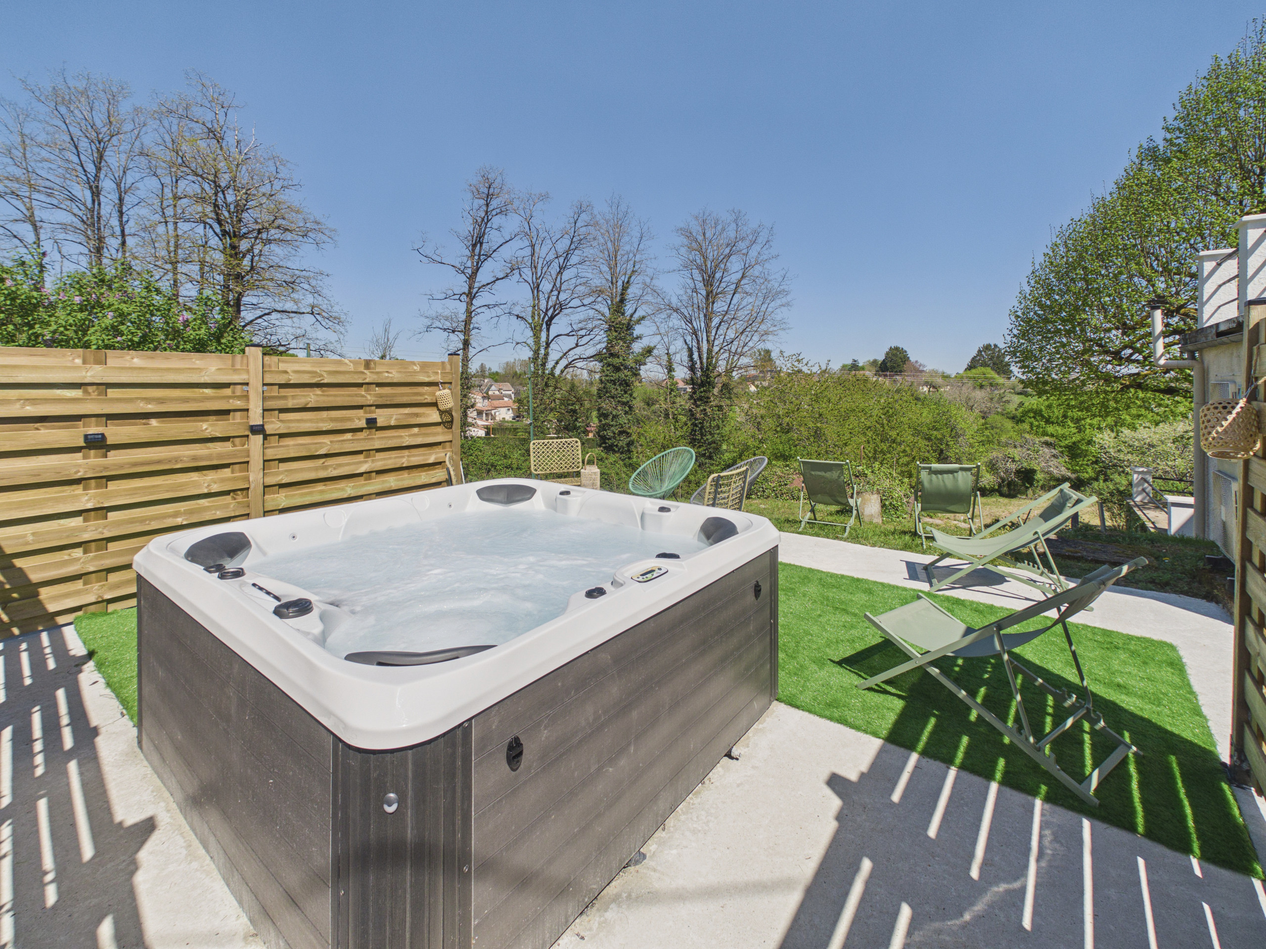  in Terrasson-Lavilledieu - Großer Garten, Terrasse und Whirlpool – Haus für 7 