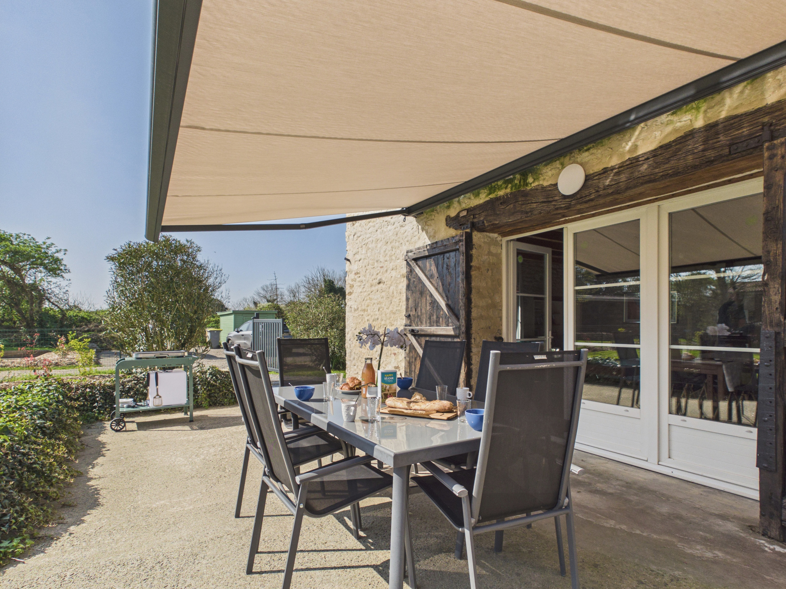  in Saint-Vincent-sur-Jard - Steinhaus für 4 Erwachsene / 2 Kinder mit Garten