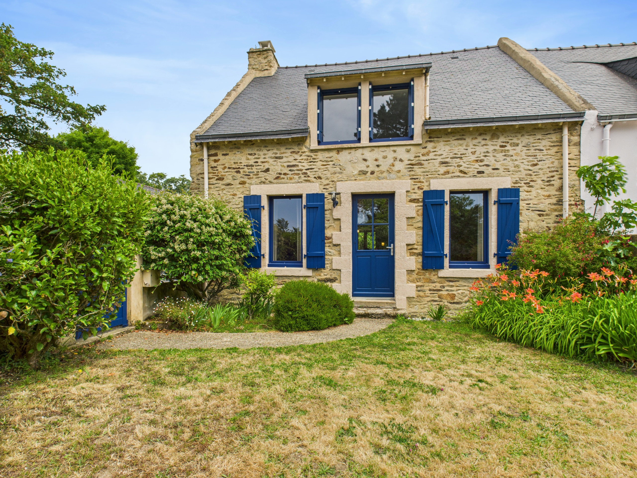  in Saint-Gildas-de-Rhuys - Garten – Haus für 4 Erwachsene und 3 Kinder