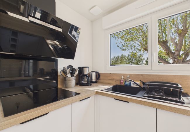 Chalet in Saint-Gilles-Croix-de-Vie - Chalet für 6 Personen mit Gemeinschaftspool Chalet in Saint-Gilles-Croix-de-Vie - Chalet für 6 Personen mit Gemeinschaftspool