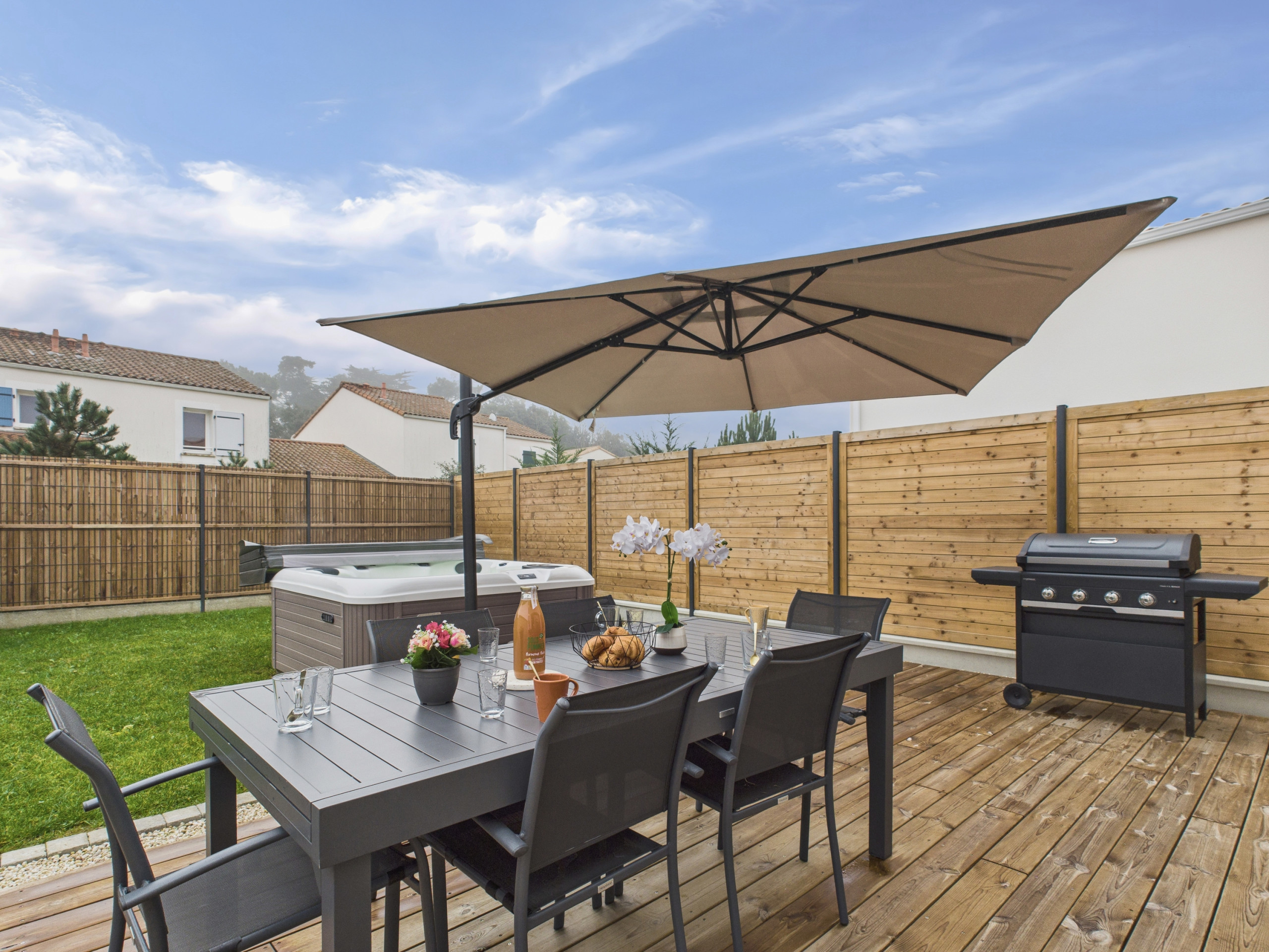  in Saint-Vincent-sur-Jard - 350 m zum Meer – Haus mit Garten & Jacuzzi,  8