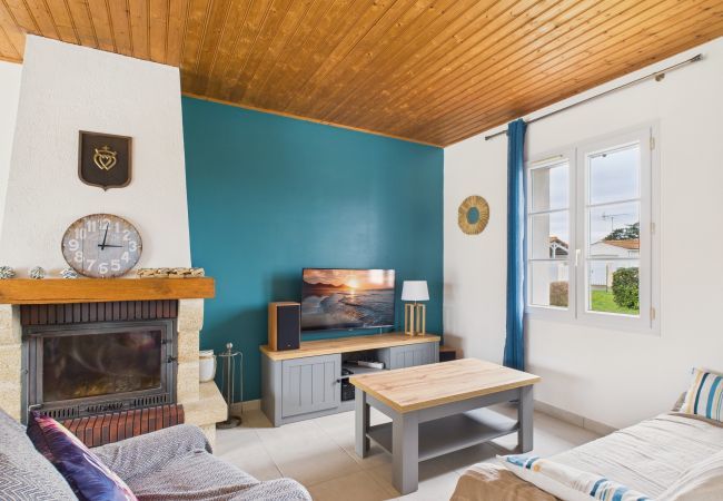 Ferienhaus in Barbâtre - 800 m vom Strand, schönes Haus für 6