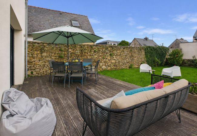 Ferienhaus in Fouesnant - Haus 6 Pers, Garten, Geschäfte zu Fuß