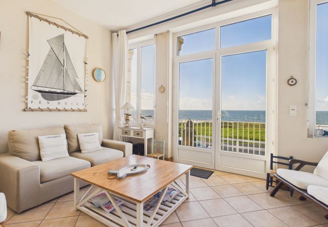 Ferienhaus in Le Croisic - Meerblick - 600m Strand - Haus 10 Personen