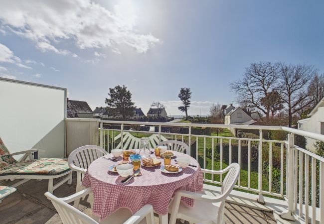 Ferienwohnung in Sarzeau - Wohnung für 4 – Balkon mit Meerblick