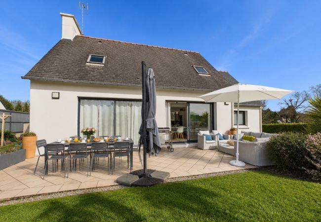 Ferienhaus in La Forêt-Fouesnant - Haus für 6 Erwachsene und 3 Kinder – 900 m Strand 