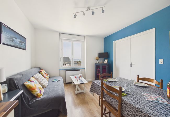Ferienwohnung in Fouesnant - Apartment mit Meerblick für 3 Personen