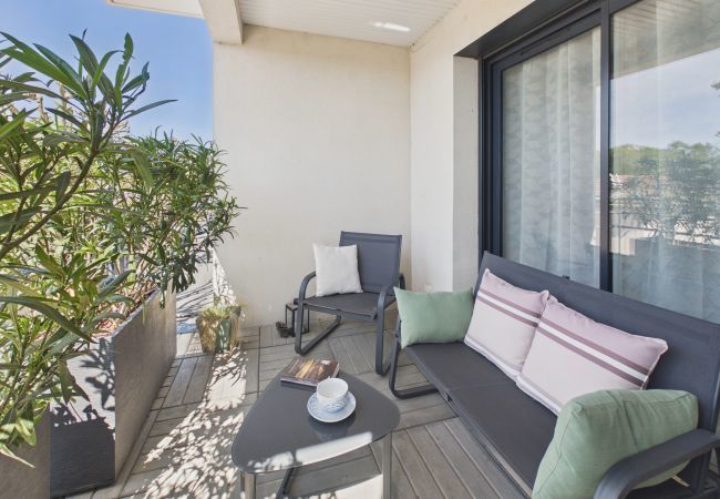 Ferienwohnung in Andernos-les-Bains - 350 m zum Strand, Wohnung im Zentrum