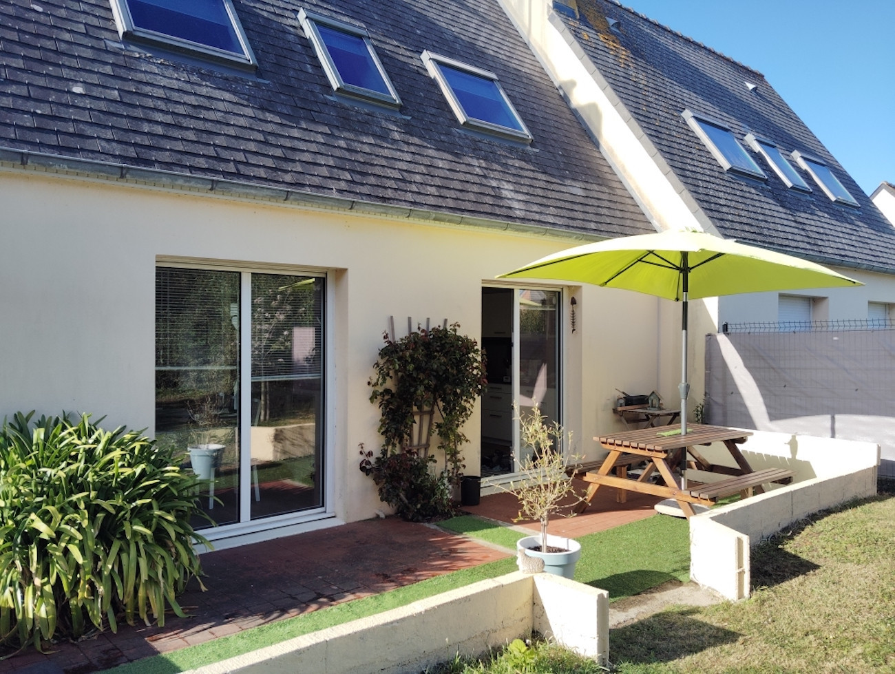  in Treffiagat - Schönes Haus für 5 mit Garten und Terrasse