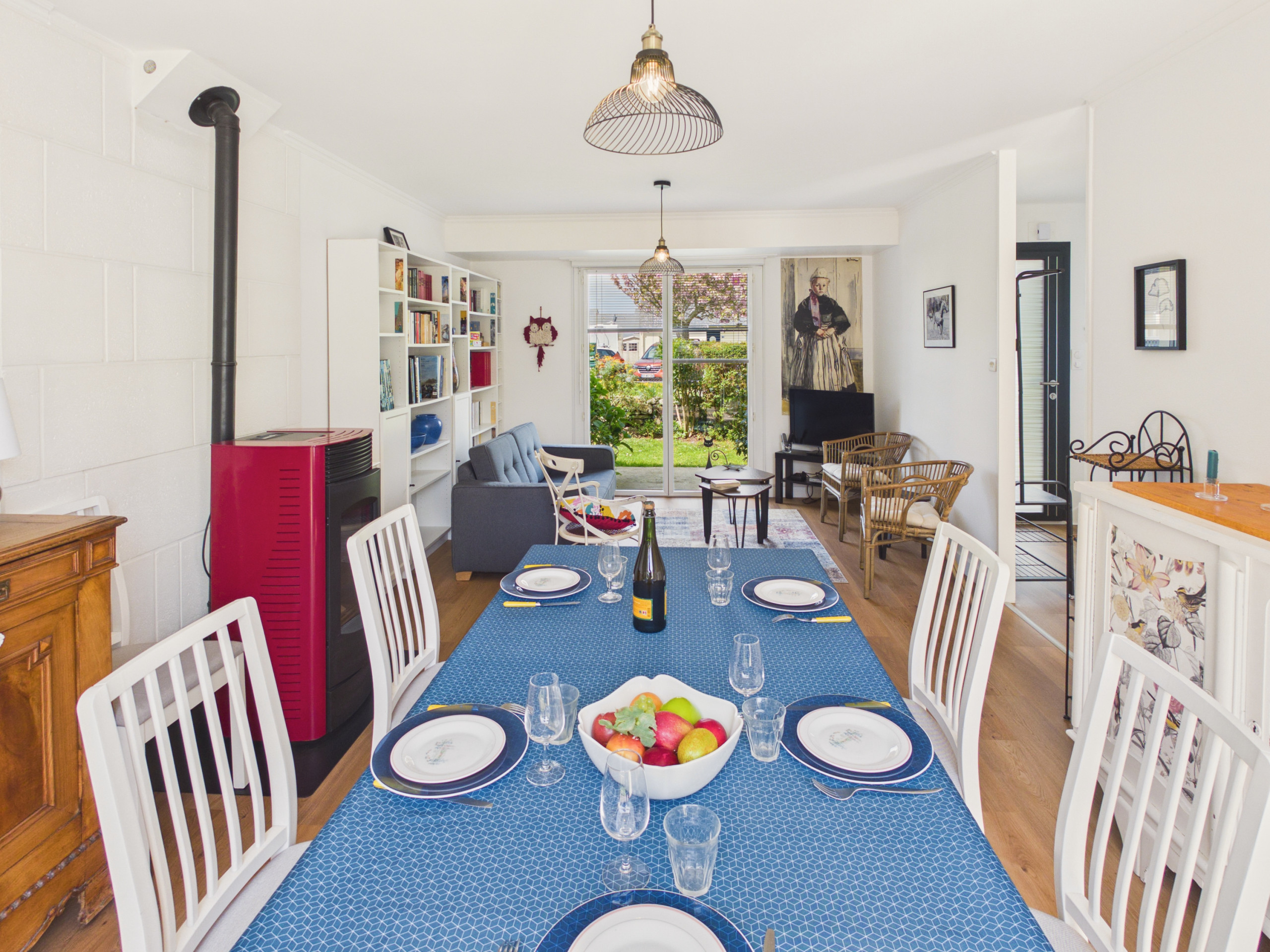  in Treffiagat - Schönes Haus für 5 mit Garten und Terrasse
