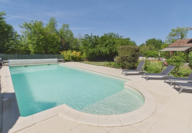 Ferienhaus in La Chapelle-Aubareil - Haus mit Pool nahe Lascaux für 6 Personen