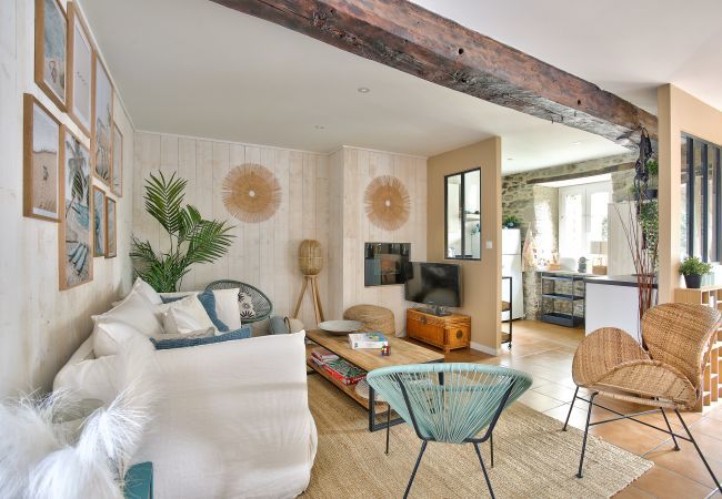 Ferienhaus in Saint-Suliac - Wunderschönes Haus für 4, Strand 600 m