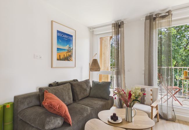 Ferienwohnung in Biscarrosse - La Vague Dorée - 6 Pers. - Gemeinschaftspool