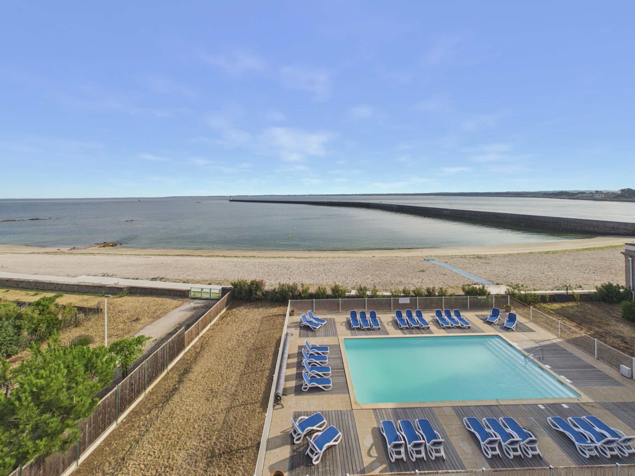  in Le Croisic - Apartment für 2 mit Meerblick & Pool