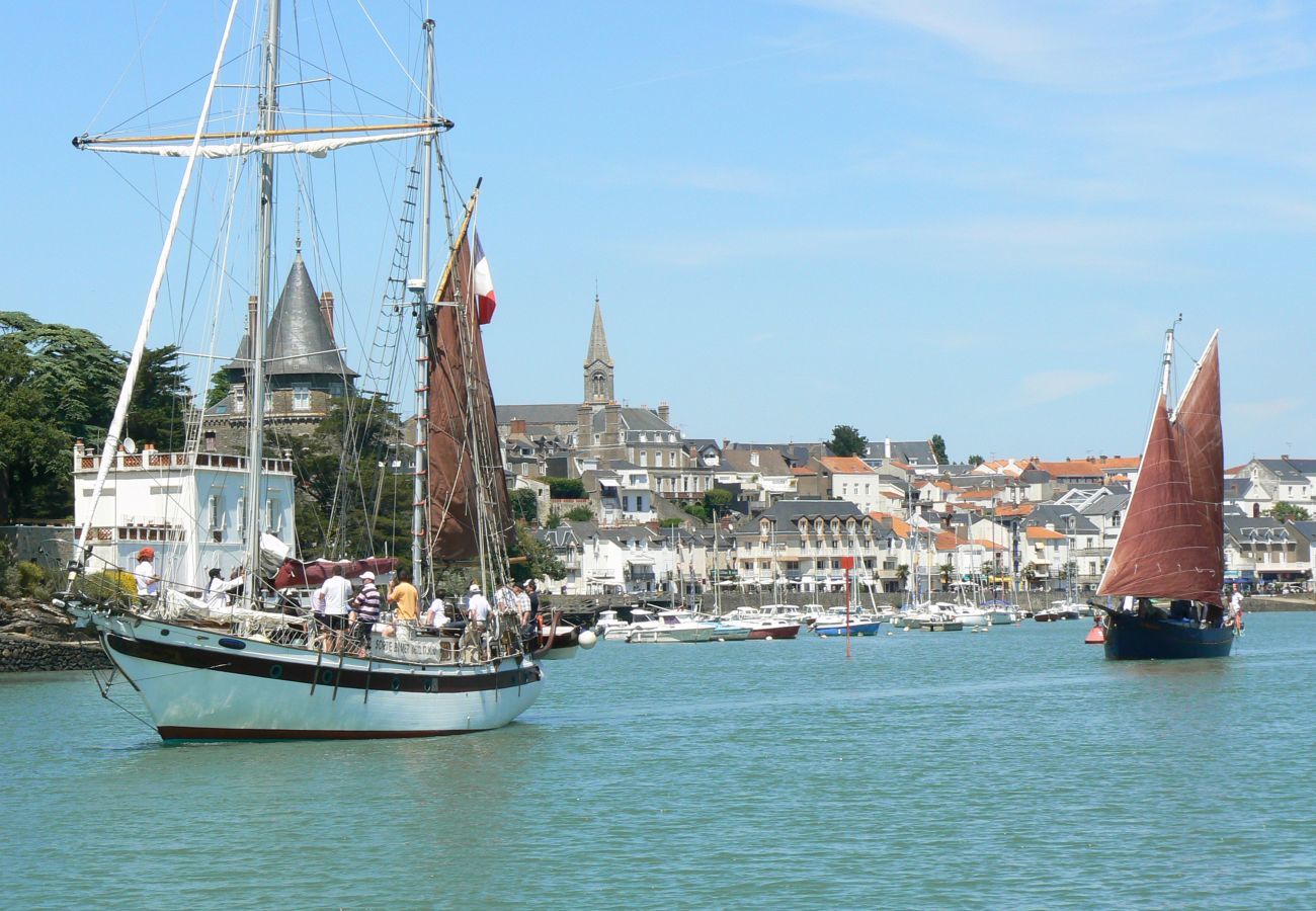 Ferienhaus in Pornic - Ferienhaus 2 Schritte vom Strand von Portmain entfernt