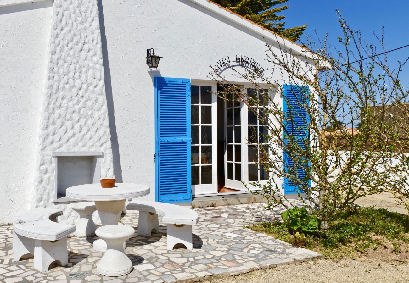 Ferienhaus in Noirmoutier-en-l´Ile - Haus für 4 - Garten - 400m zum Strand Lutins