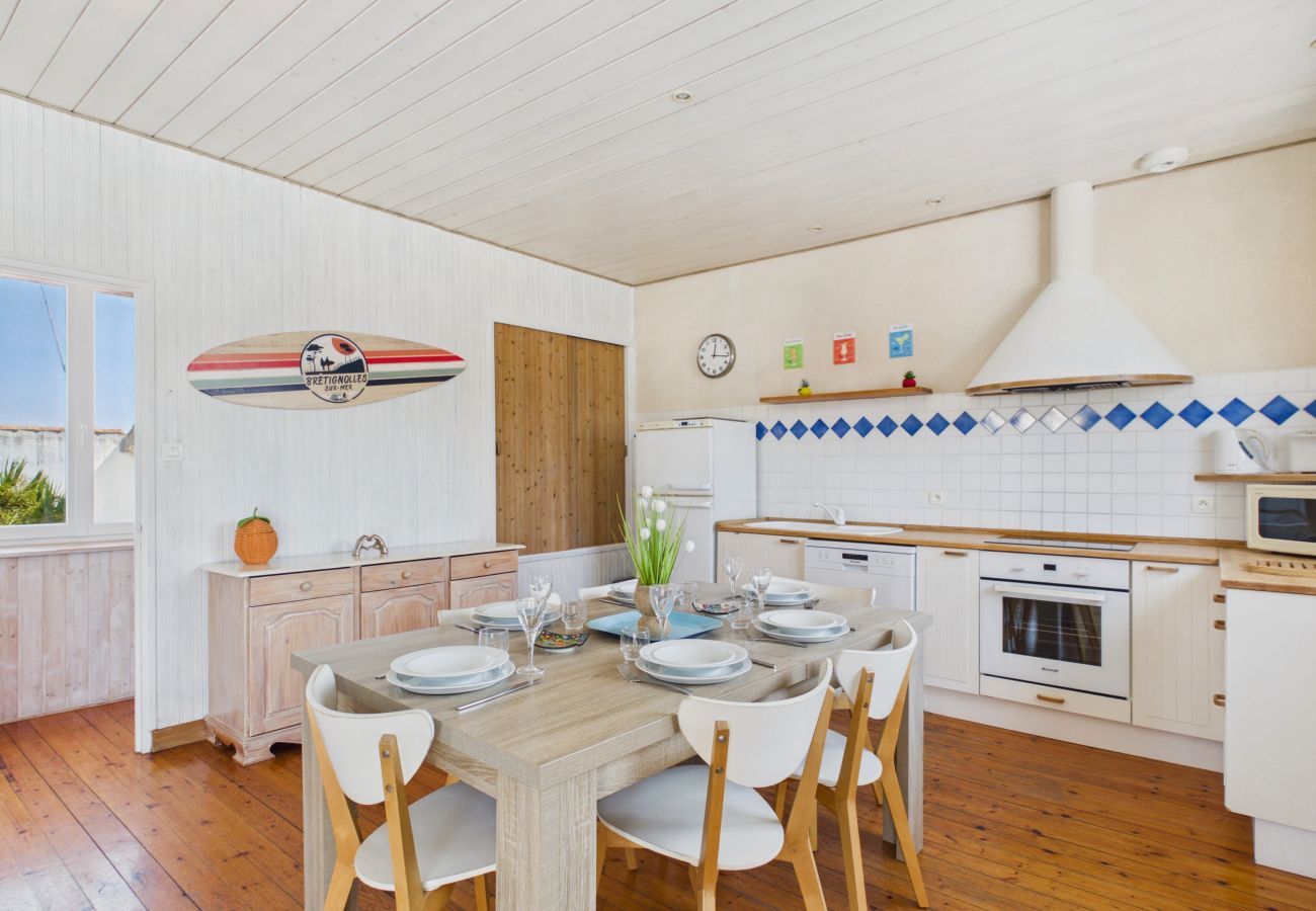 Ferienhaus in Bretignolles-sur-Mer - Haus für 6 - Garten und Terrasse - 300m Strand