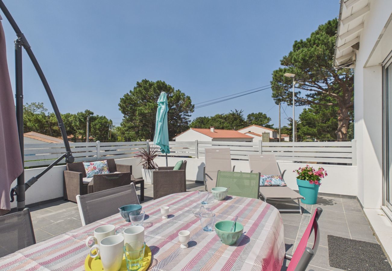 Ferienhaus in Bretignolles-sur-Mer - Haus für 6 - Garten und Terrasse - 300m Strand