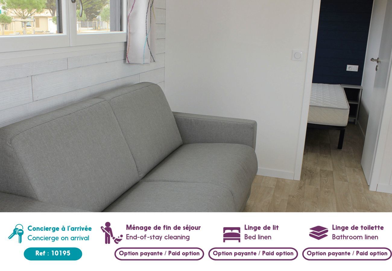 Chalet in Saint-Hilaire-de-Riez - Chalet für 6, Anwesen mit Pool