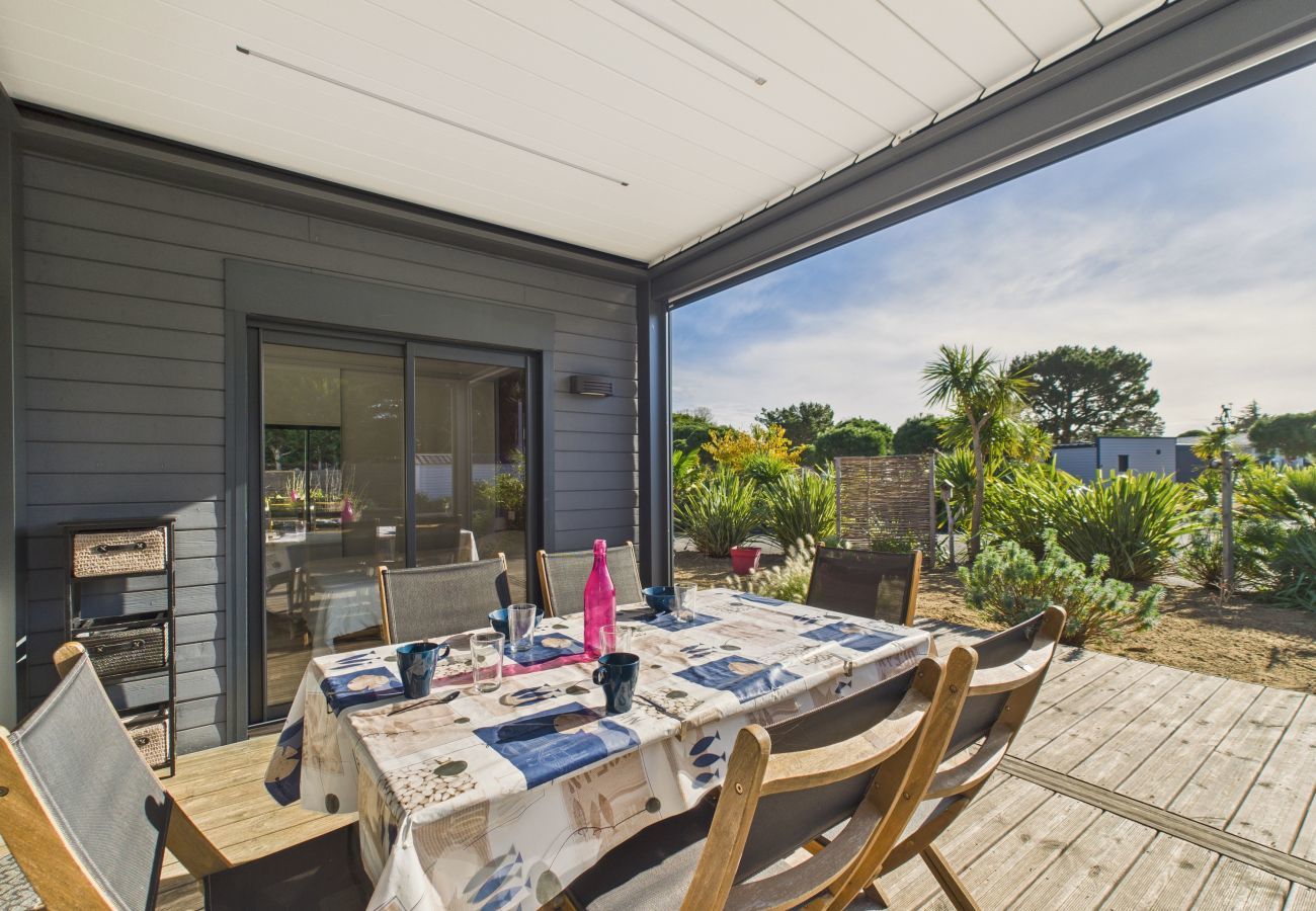 Chalet in Saint-Hilaire-de-Riez - Chalet für 6, Anwesen mit Pool