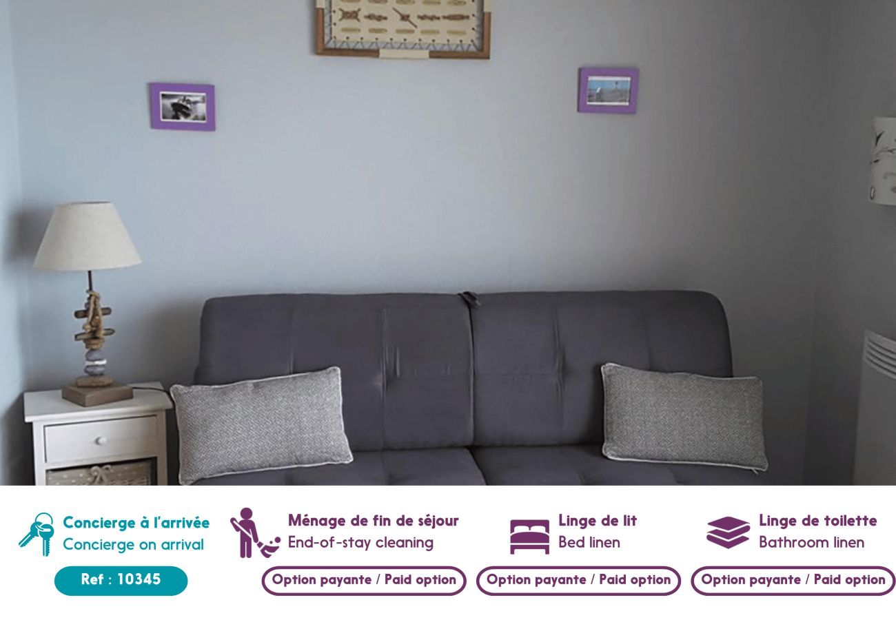Studio in Saint-Hilaire-de-Riez - Wohnung für 4, Strand 