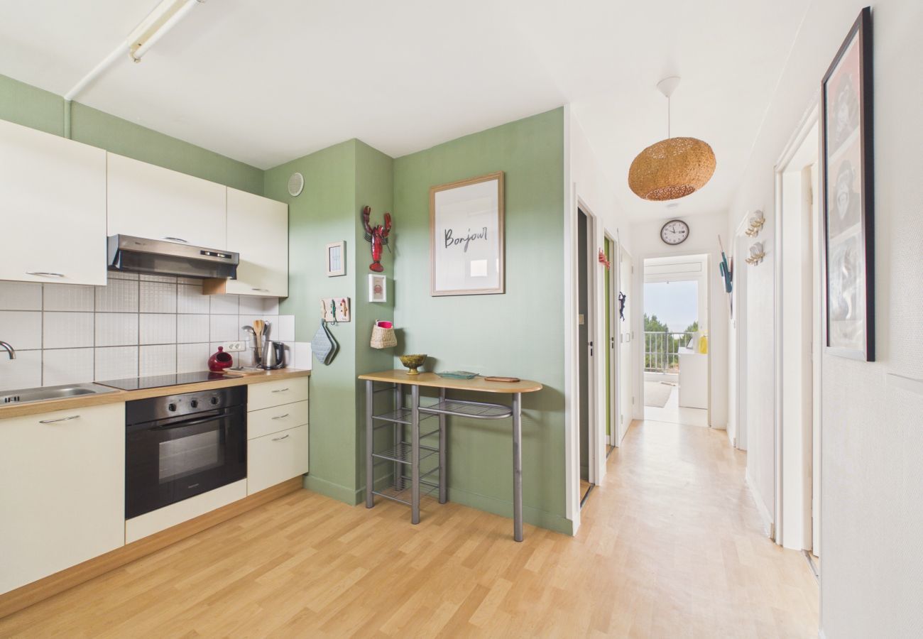 Ferienwohnung in Saint-Brevin-les-Pins - Ferienwohnung mit Meerblick für 6 Personen