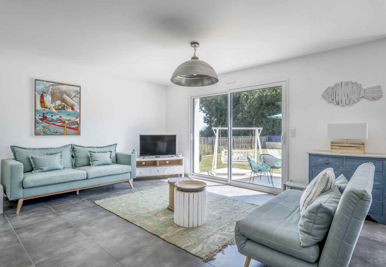 Ferienhaus in Baden - 100m von Strand, Haus für 7, Meerblick