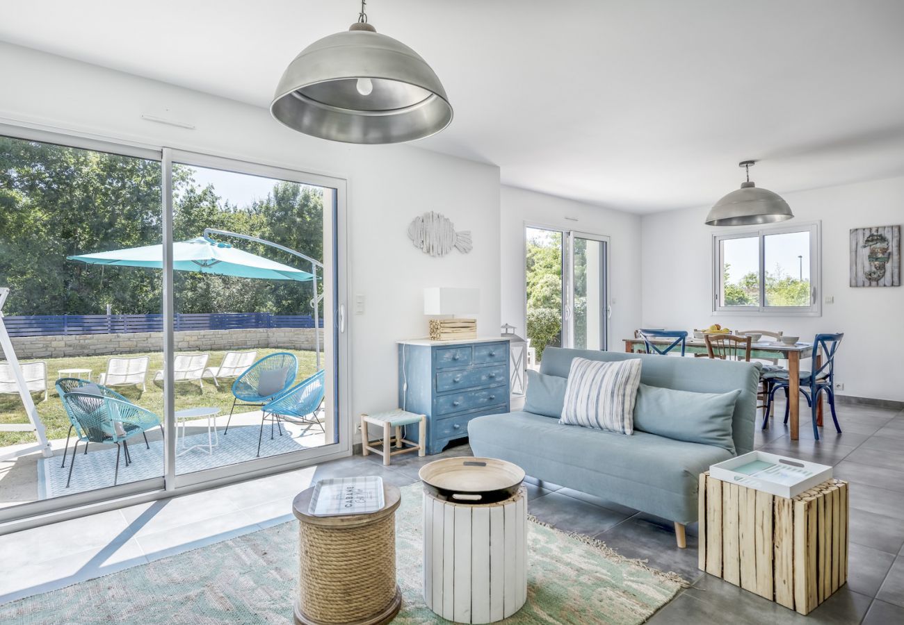 Ferienhaus in Baden - 100m von Strand, Haus für 7, Meerblick