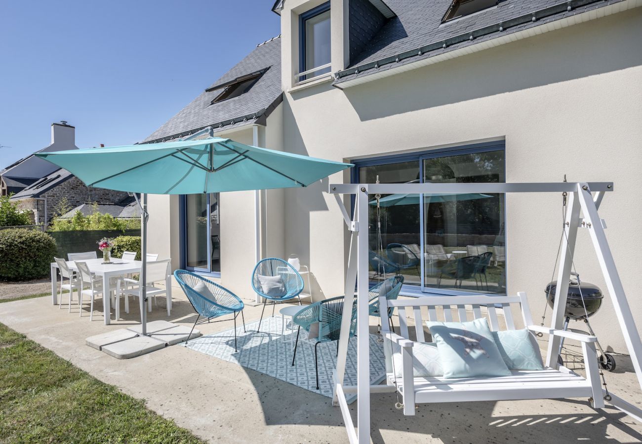 Ferienhaus in Baden - 100m von Strand, Haus für 7, Meerblick