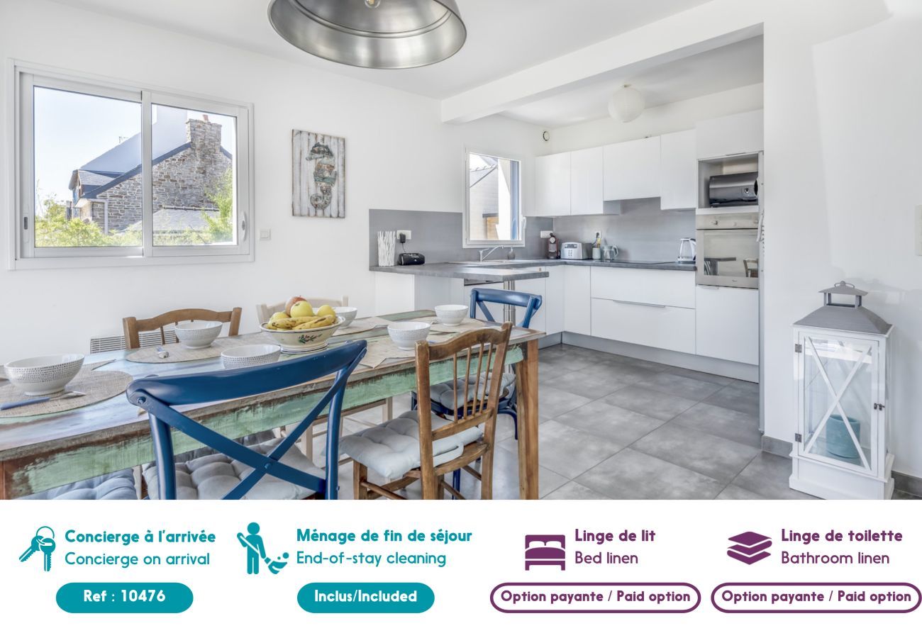 Ferienhaus in Baden - 100m von Strand, Haus für 7, Meerblick
