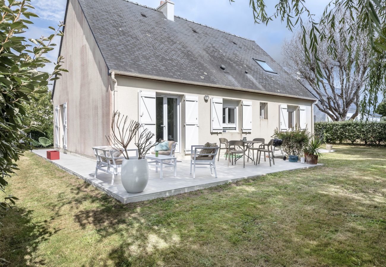 Ferienhaus in Saint-Gildas-de-Rhuys - 500m von den Stränden -Haus für 6 rund um den Golf