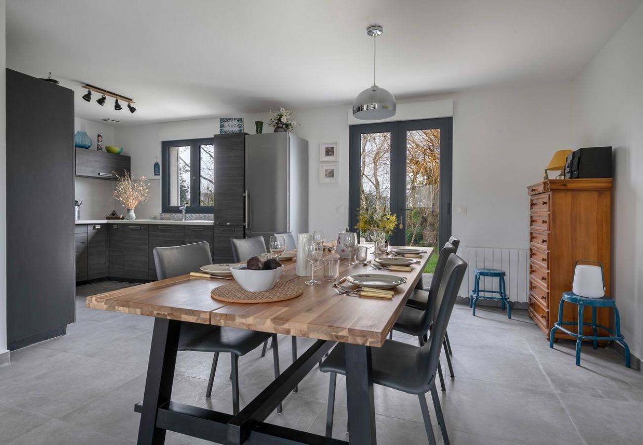 Ferienhaus in Saint-Gildas-de-Rhuys - 500m von den Stränden -Haus für 6 rund um den Golf
