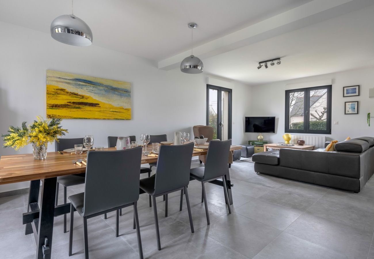 Ferienhaus in Saint-Gildas-de-Rhuys - 500m von den Stränden -Haus für 6 rund um den Golf