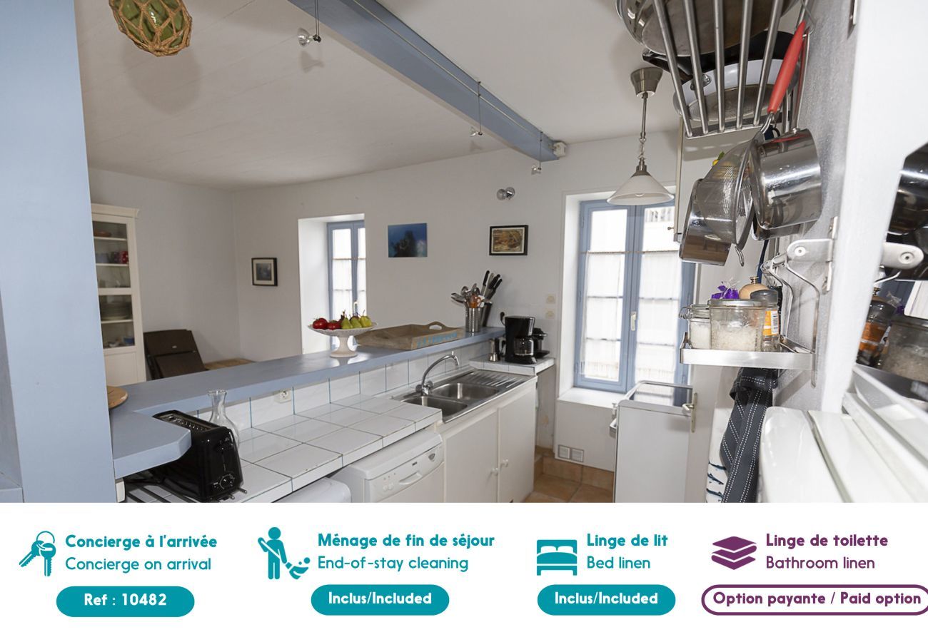 Ferienhaus in L´Ile-d´Yeu -  350 m vom Meer entfernt - Haus für 6 Personen