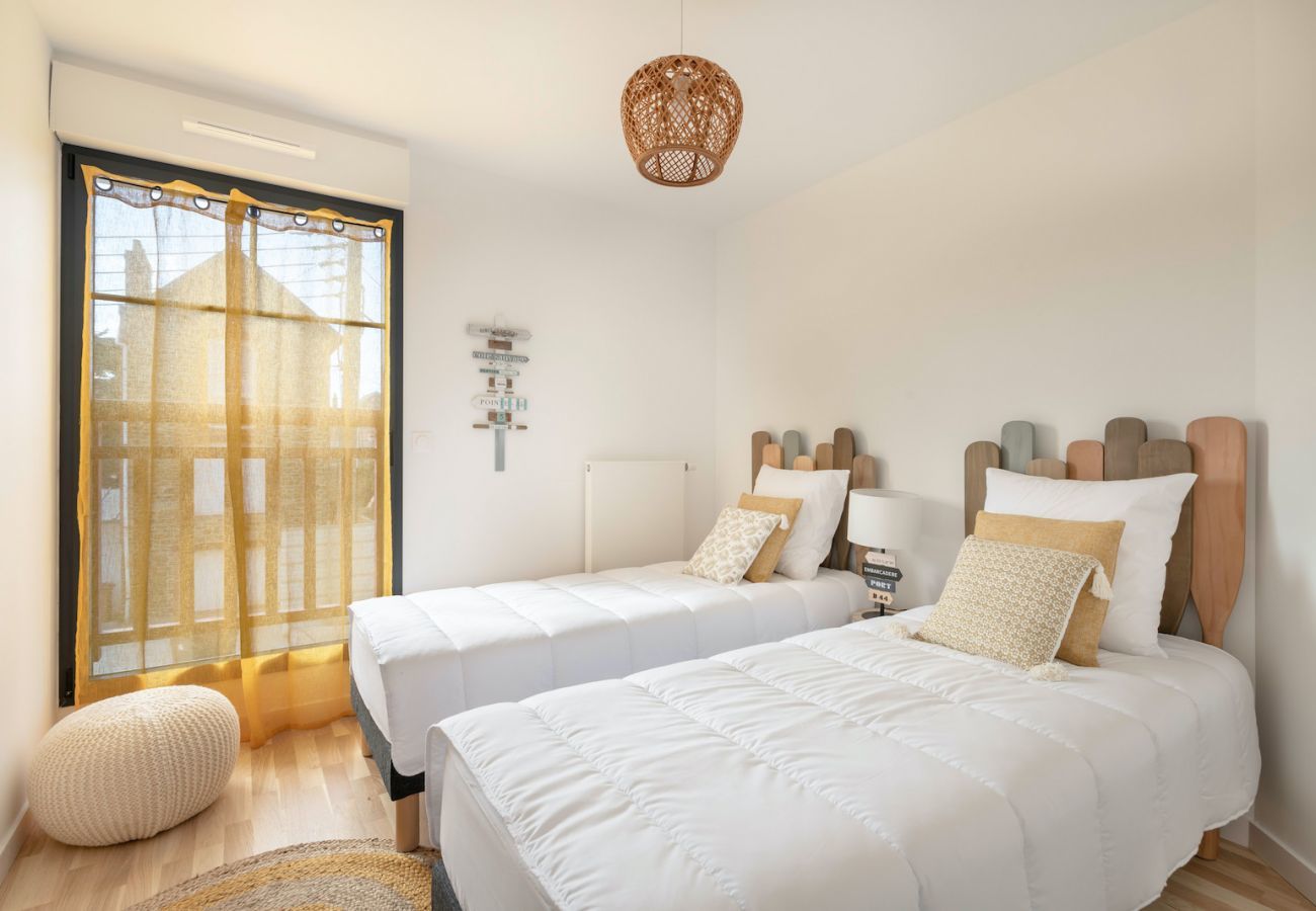 Ferienwohnung in Pléneuf-Val-André - Schöne Wohnung mit Meerblick für 8