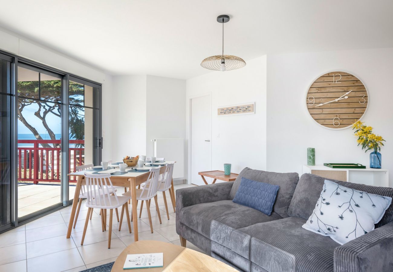 Ferienwohnung in Pléneuf-Val-André - Schöne Wohnung mit Meerblick für 8