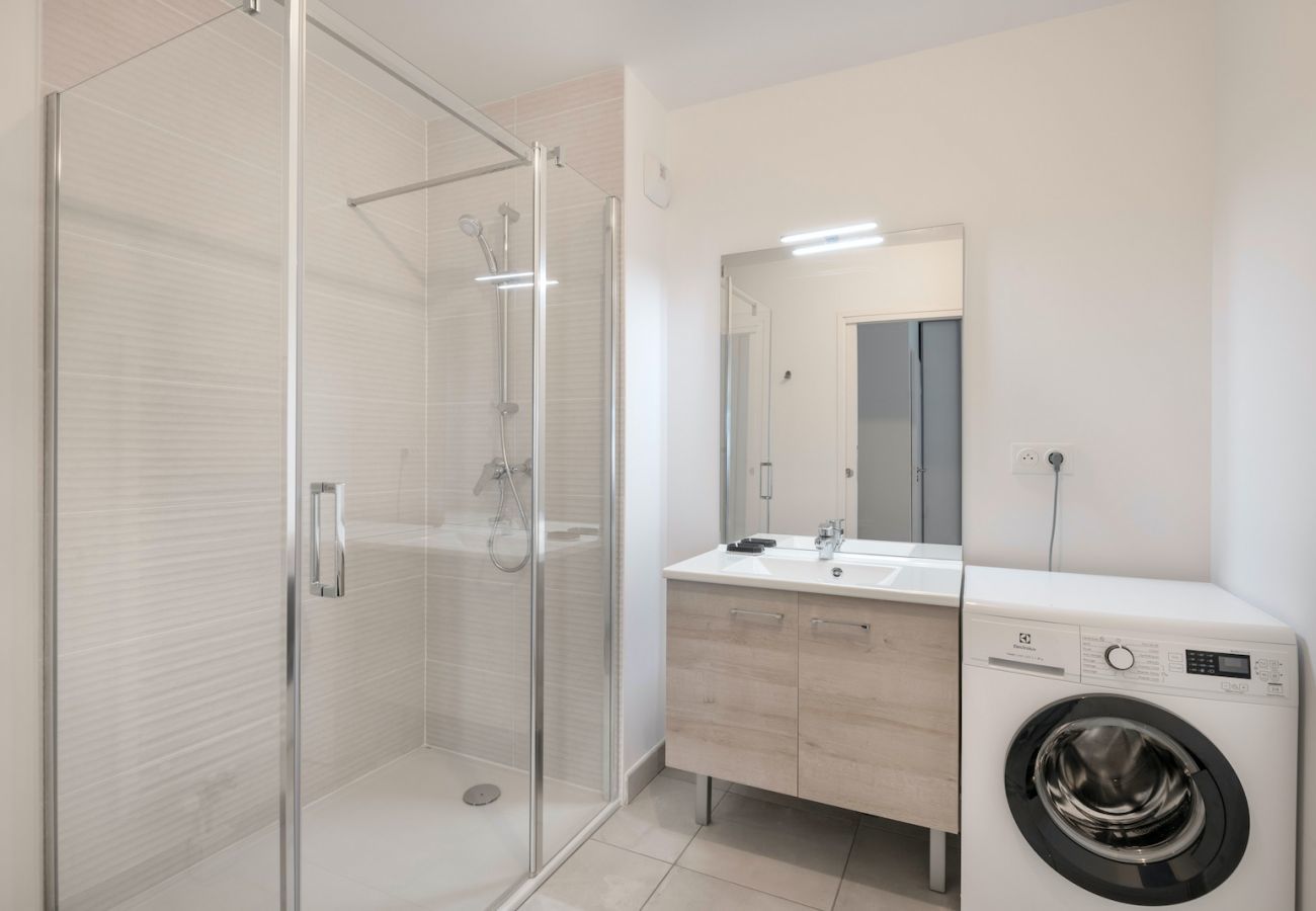 Ferienwohnung in Pléneuf-Val-André - Schöne Wohnung mit Meerblick für 8