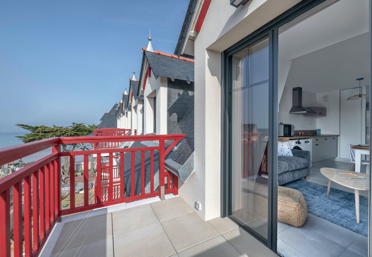 Ferienwohnung in Pléneuf-Val-André - Wohnung für 6 gegenüber dem großen Strand, Pléneuf