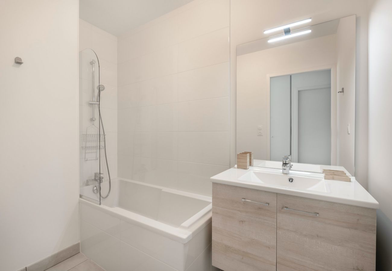 Ferienwohnung in Pléneuf-Val-André - Schöne Wohnung für 4 Personen, 50m vom Strand