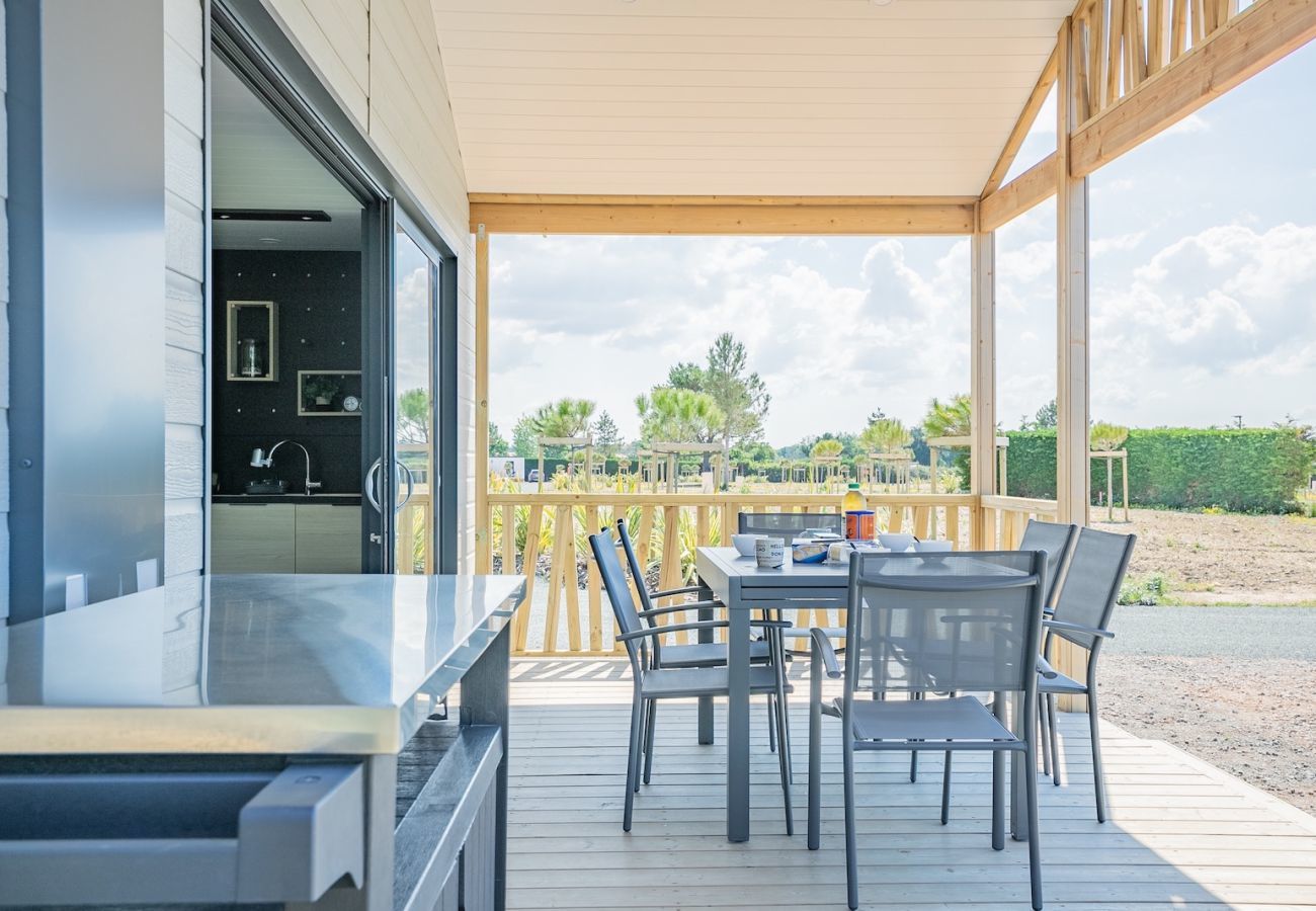 Chalet in Bretignolles-sur-Mer - Chalet für 6, Ferienresidenz mit Pool