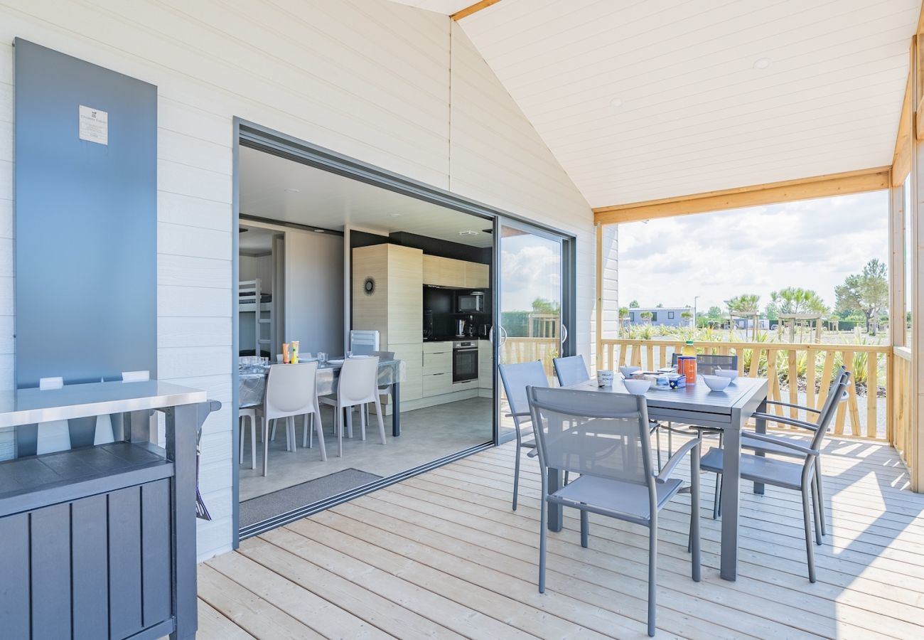 Chalet in Bretignolles-sur-Mer - Chalet für 6, Ferienresidenz mit Pool