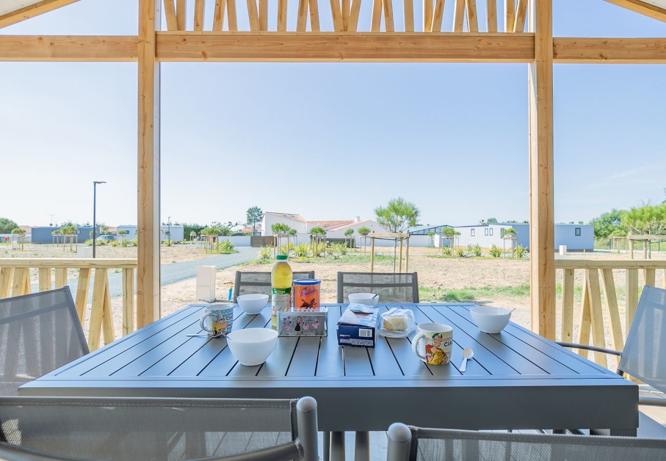 Chalet in Bretignolles-sur-Mer - Chalet für 6, Ferienresidenz mit Pool