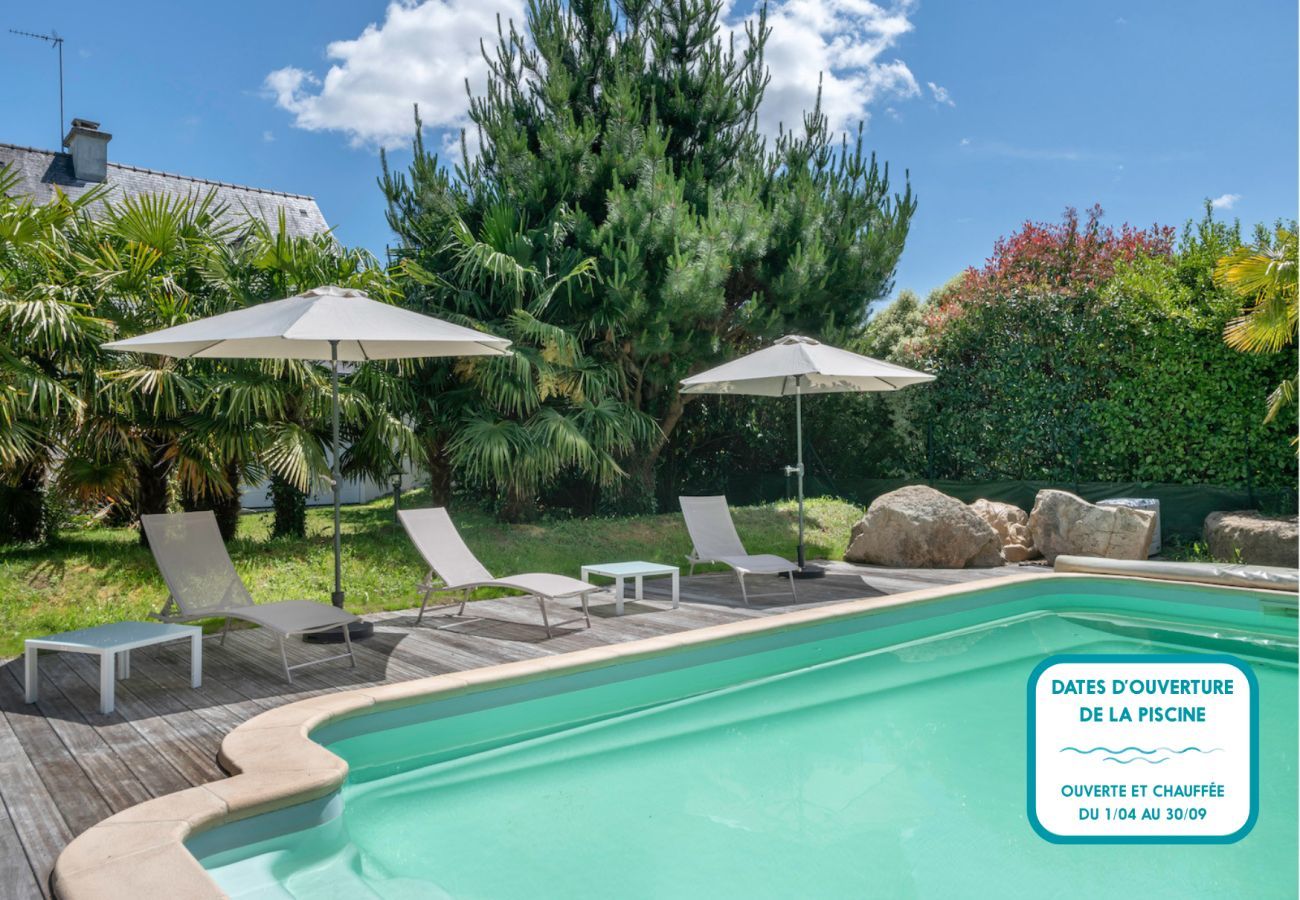Ferienhaus in Crach - Schönes Haus für 8 in Crach mit Pool