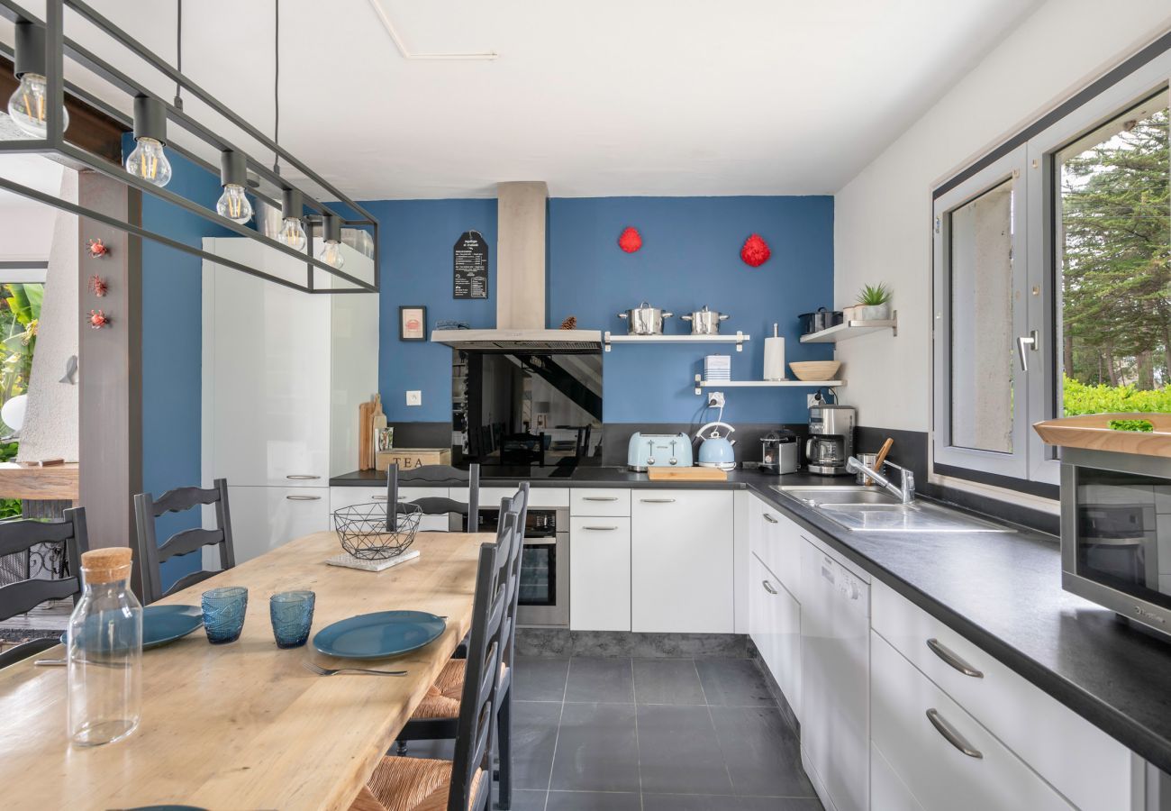 Ferienhaus in Assérac - Mahé-Brücke - 300m Strand- 6 Erwachsene - 6 Kinder