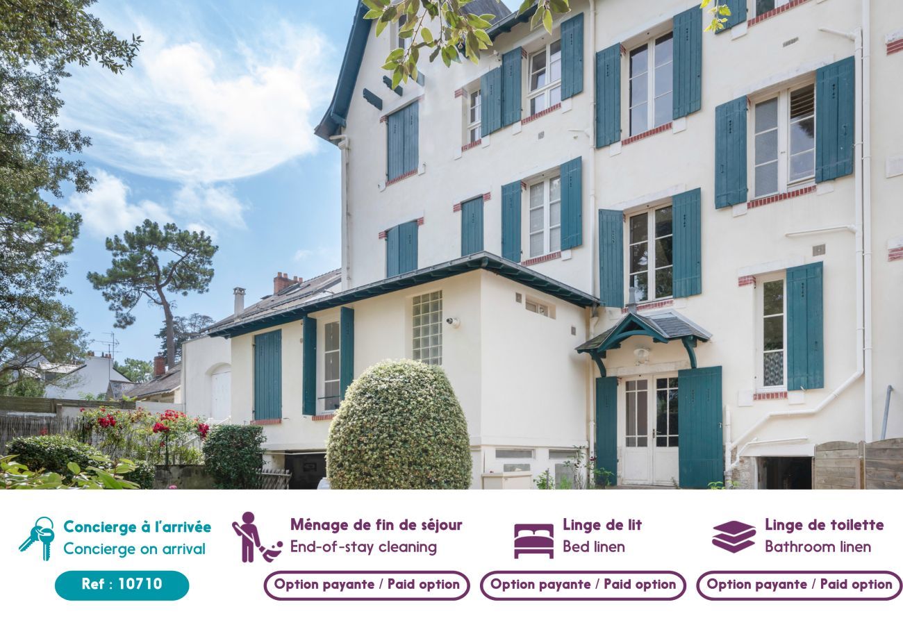 Ferienwohnung in La Baule-Escoublac - 130 m vom Strand entfernt! Bleiben Sie für 4