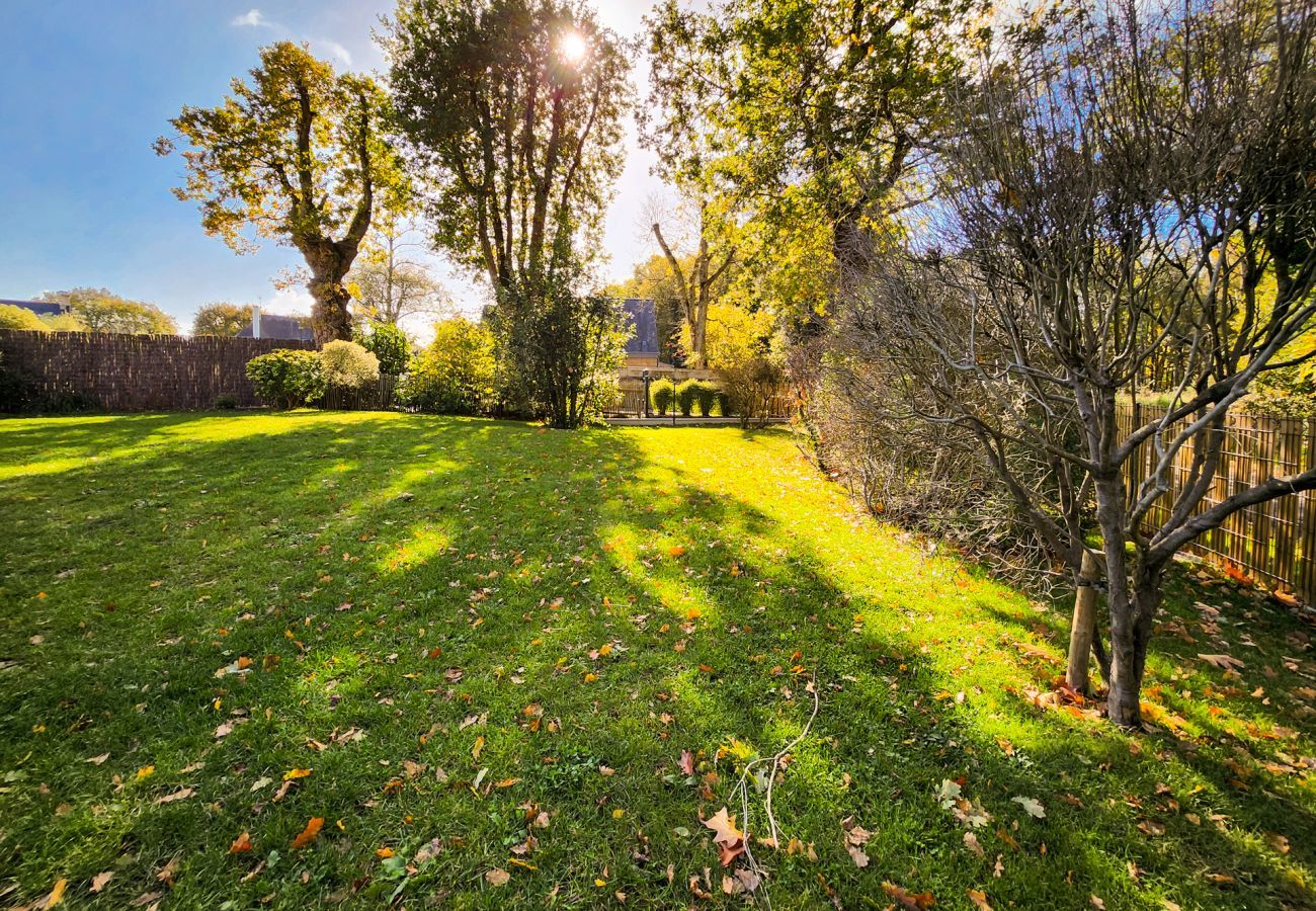 Ferienhaus in Sarzeau - Gemütliches Wohnzimmer, Holzhaus für 8