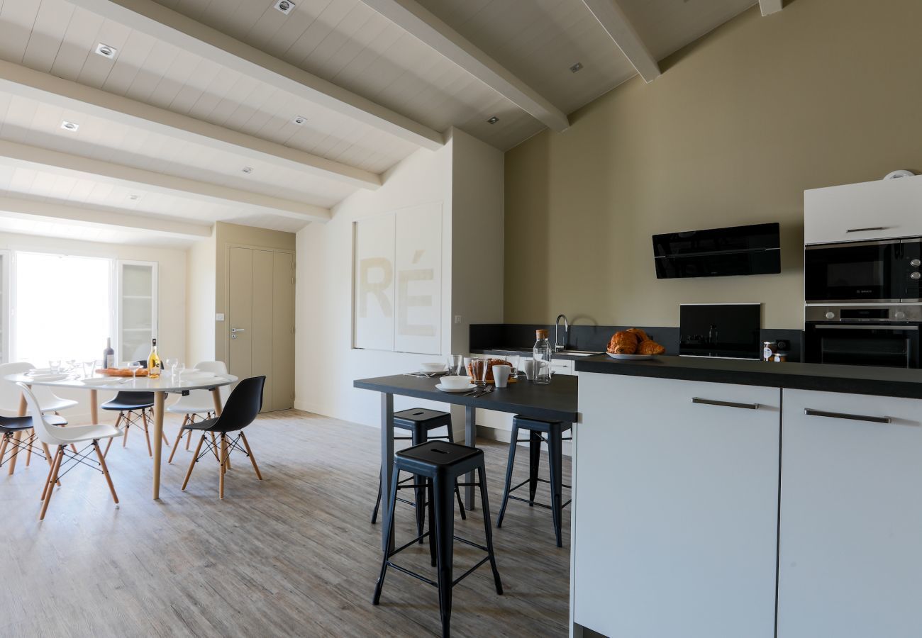 Ferienwohnung in Le Bois-Plage-en-Ré - Helle Wohnung für 6 Personen