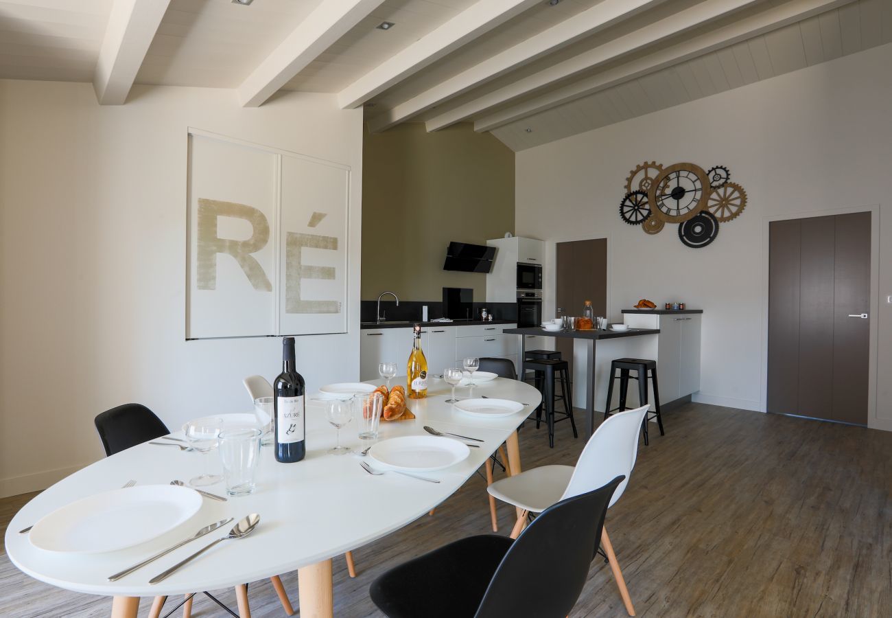 Ferienwohnung in Le Bois-Plage-en-Ré - Helle Wohnung für 6 Personen